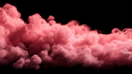 Fototapeta premium Crimson smoke billowing dramatically, perfect for conveying a sense of mystery or drama