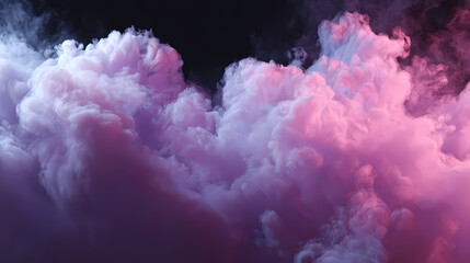 Fototapeta premium Abstract image of pink and purple smoke