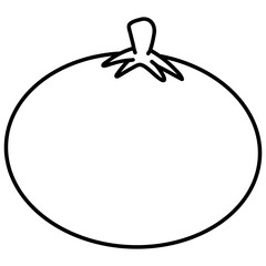 vector illustration of vegetable tomato