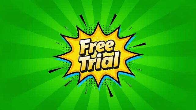 Dynamic comic book explosion effect animation with vibrant green background for impact and visual storytelling