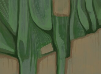 Abstract image for printing. Picture for modern interiors. The picture is painted by hand on a tablet. © neurostructure