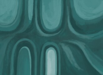 Abstract image for printing. Picture for modern interiors. The picture is painted by hand on a tablet. © neurostructure