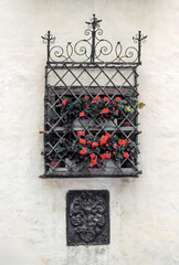 Andeer, historic village along the Viamala, Switzerland