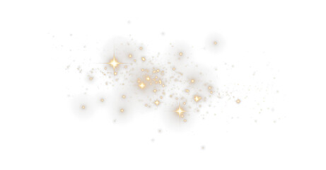 This enchanting Christmas Garland PNG overlay features sparkling stars and boasts a fully transparent background
