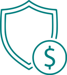 Fototapeta premium FinTech Vector Icon Set Black Silhouette. Financial Technology, Digital Payment, Online Banking, Mobile Finance, Security, Minimalist Icons, Isolated.