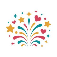 Sparkling light icon vector on White Background ,Vector Art Illustration on white background.