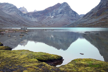 Landscape of the coast of East-Greenland