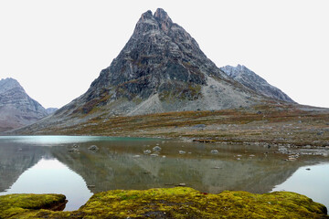 Landscape of the coast of East-Greenland