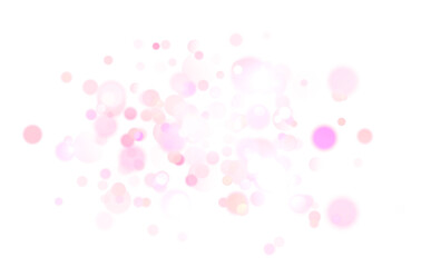 Golden dust light with glowing bokeh confetti background