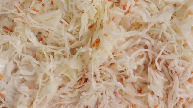 sauerkraut texture zoom top view food