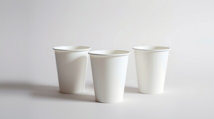 white plastic cup