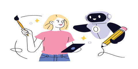 Artist's Creative Journey Painting, Drawing, and Artificial Intelligence