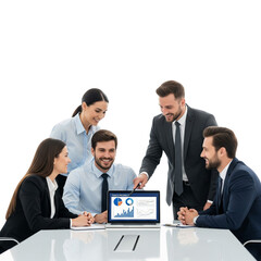 business people working together