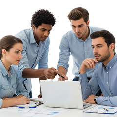 business team working together