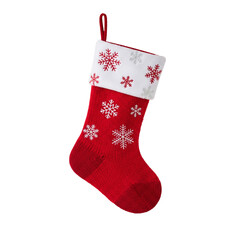 christmas sock isolated on white