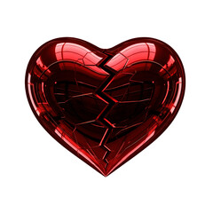  Red Heart Brocken Logo