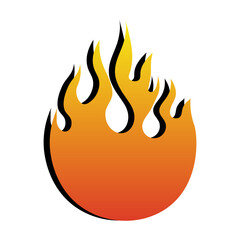 beautiful fire vector logo eps
