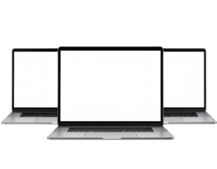 laptop isolated on white background