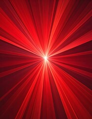 A bright, radiant red burst emanating from a central point