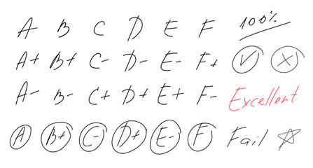 Teacher grading notes