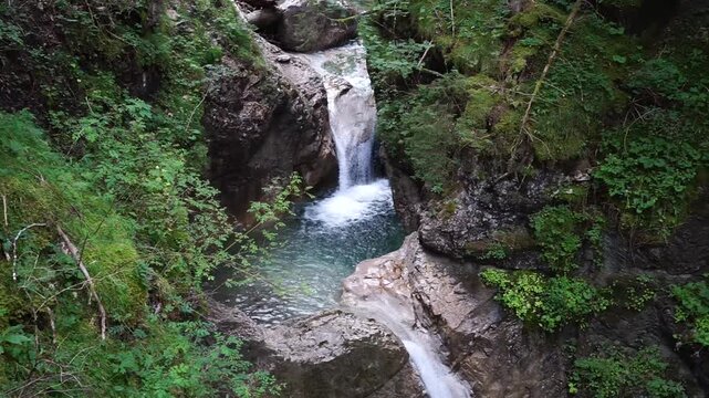 Waterfall in the Tyrolean Alps