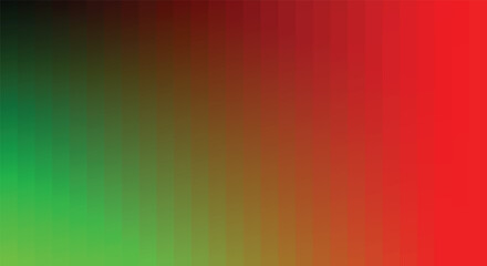 Gradient background decomposed smoothly into vertical color lines from green to bright red.