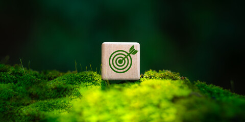 Environmental, Social and Governance Concepts ESG Sustainable Corporate Development Long-term Sustainability Global Sustainability... Goals on Wooden Blocks Stepping into 2026