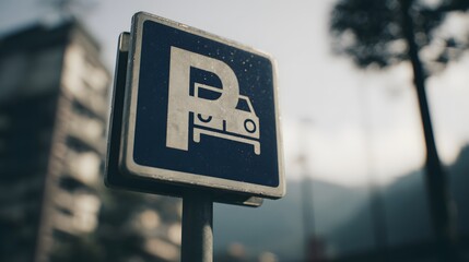 pickup area sign visible clear architectural structure realistic