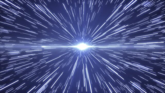 Hyperspace Jump at the Speed of Light on Alpha Loop