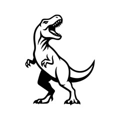 tyrannosaurus dinosaur vector illustration