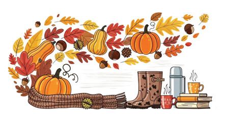 halloween background with pumpkin