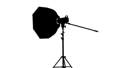 Photography Studio Light with Umbrella on Stand