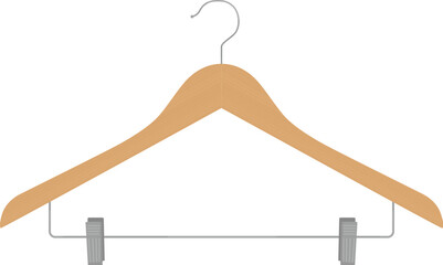 wooden coat hanger