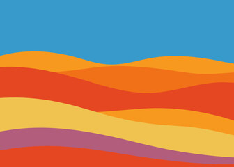 Acrylic Modern Abstract Gradient Painting Background Illustration