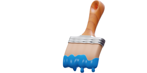 paint brush png, blue paint brush, painting tool, art supplies, creative brush, paint equipment, home decor tool, wall painting, artist brush png, color brush, painter tool, craft brush, artistic equi