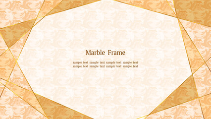 ナチュラルマーブルフレーム（ウォームブラウン）