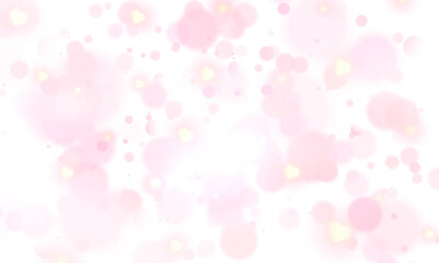 Bokeh overlay glow sparkle shiny blur pastel pink beige background