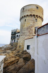 Saracen Tower in Giglio Porto, Tuscan Archipelago, Italy