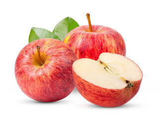 red apple isolated on transparent png ( Image from camera)