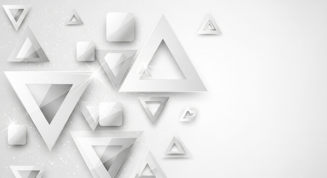 Abstract Geometric Shapes Background Design Elements