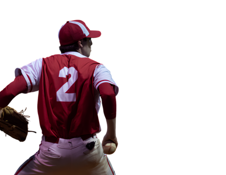american football player holding ball