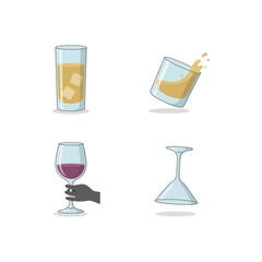 Elegant Kitchen Drinking Glass for Everyday Use and Entertaining