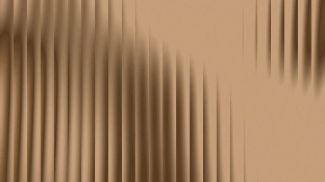 Abstract Waves Beige 3D Parametric Fabric Pattern Seamless Motion Graphic for Creative Design Visualization and