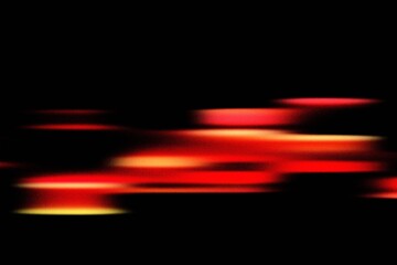 Vivid red abstract light streaks glowing over a dark black background with motion blur, creating a powerful futuristic energy visual effect.
