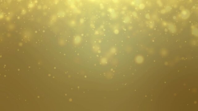 Glitter Dust on Gold Background Video in High Quality