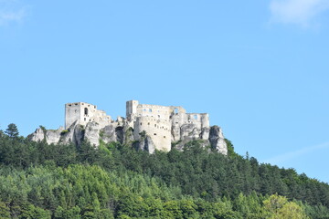 Slovakia ruins of castle Lietava 2025