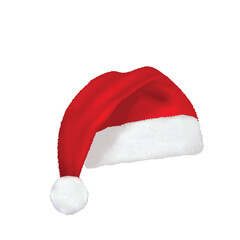 Santa Claus hat collection, vector, illustration, flat design