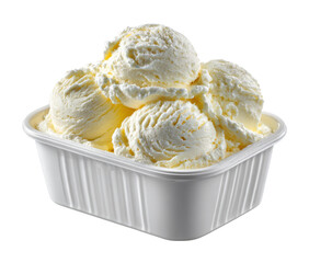 Scoop up delicious ice cream treats at local dessert shop isolated on transparent background