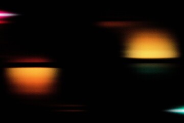 Dark abstract composition with glowing orange blur circles and smooth transitions, representing futuristic motion and cyber-inspired visuals.