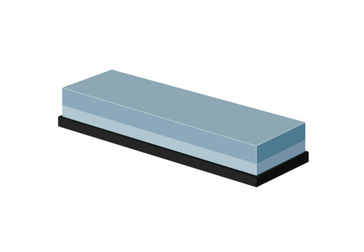 Sharpening Stone (Whetstone) Vector Illustration